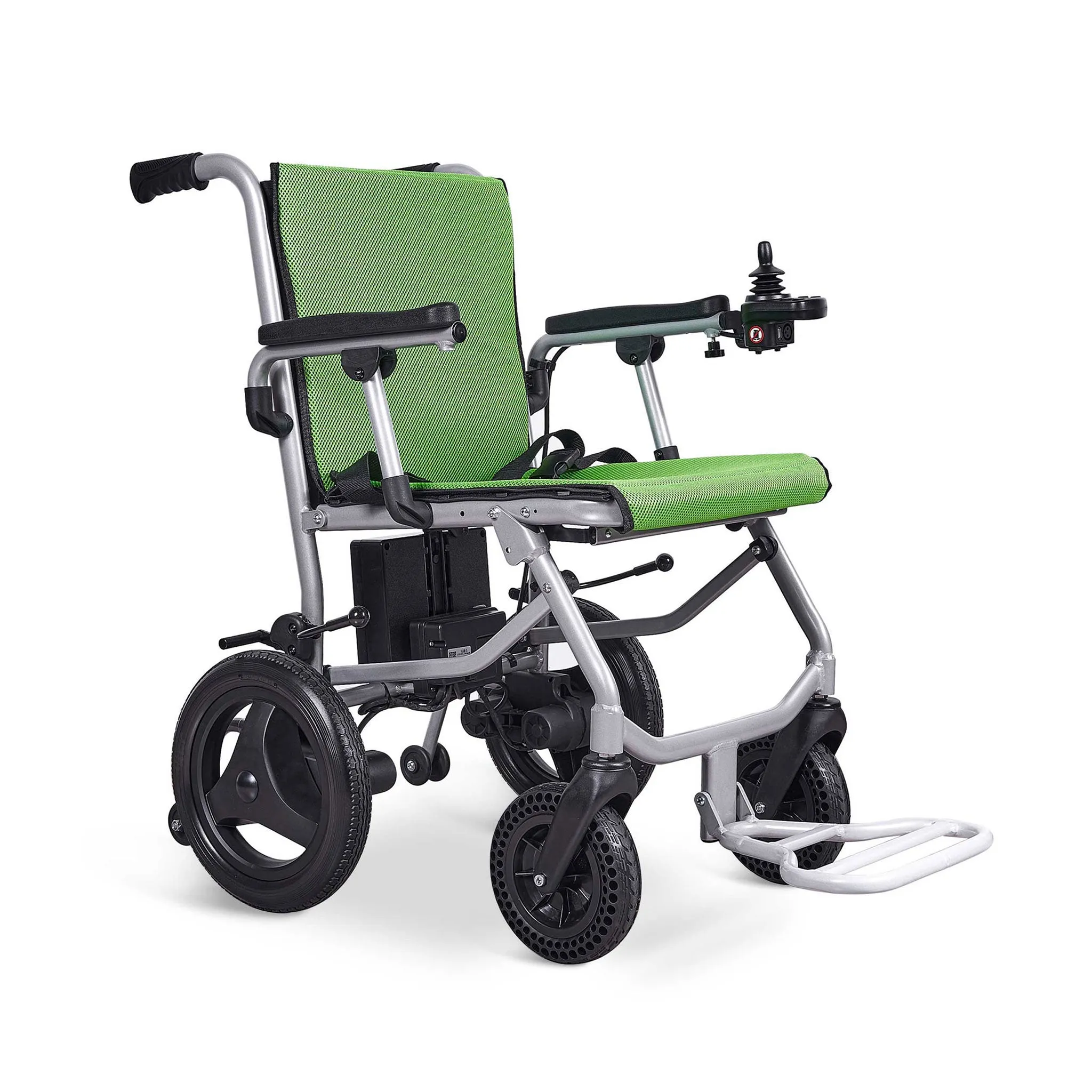 Rubicon DX04 - World's Lightest Electric Wheelchair: Ultra Lightweight, Foldable & Portable for Travel | Dual Motor, Power Wheelchair for Seniors