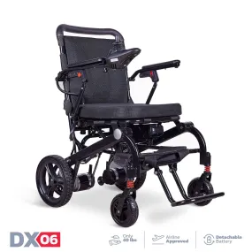 Rubicon DX06 - Ultra Lightweight Electric Wheelchair: Foldable, Portable & Perfect for Travel | Automatic Power Wheelchair for Ultimate Mobility