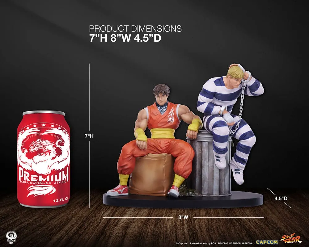 Street Fighter PVC Statue 1/10 Cody & Guy 18 Cm