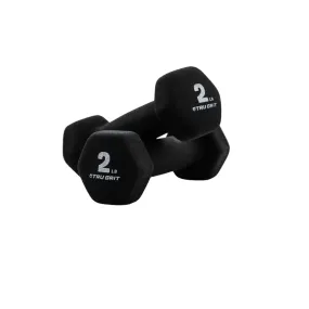 TRU GRIT 3 lbs. Single Hex Neoprene Dipped Dumbbell