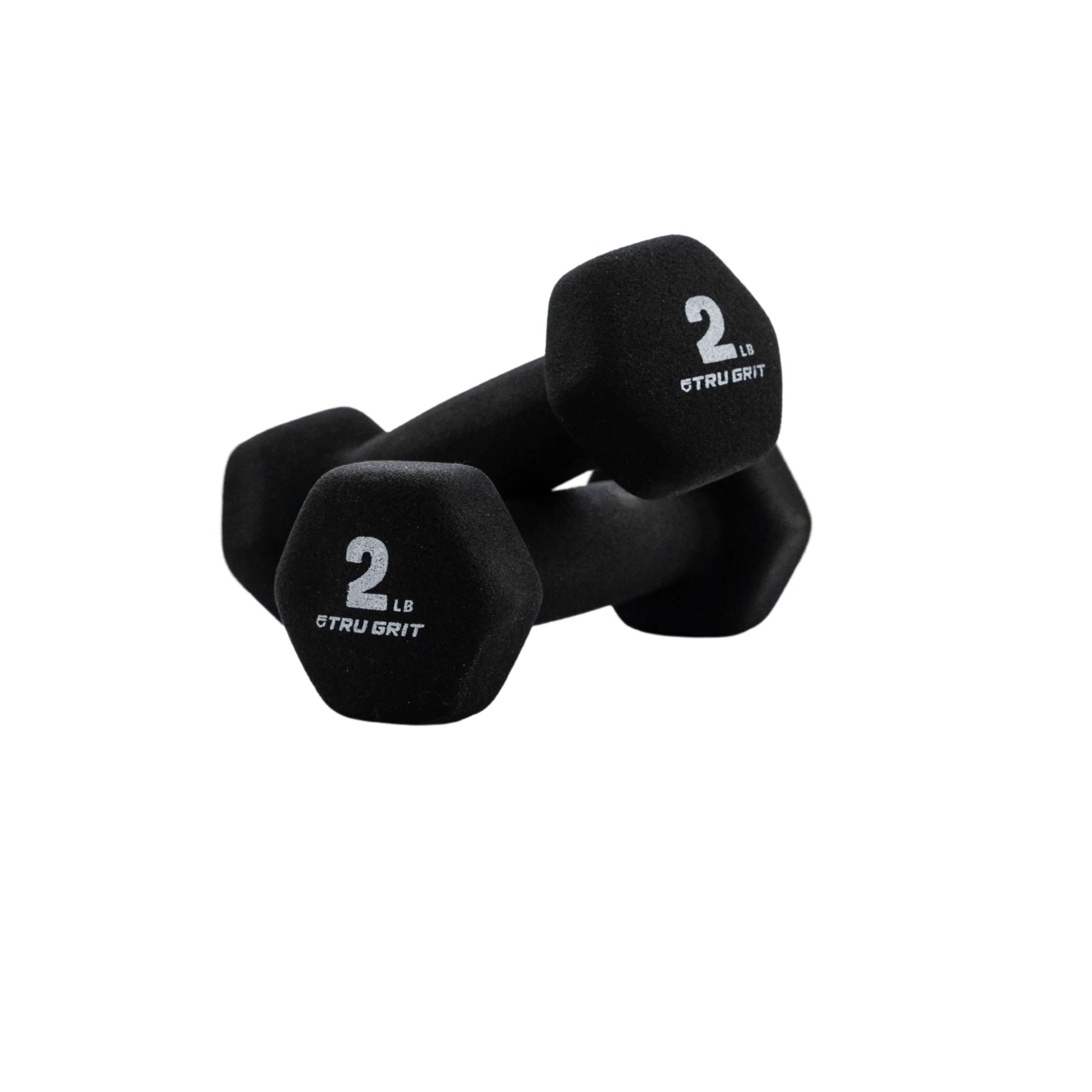 TRU GRIT 3 lbs. Single Hex Neoprene Dipped Dumbbell