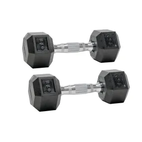 TRU GRIT 35 lbs. Single Hex Elite Dumbbell