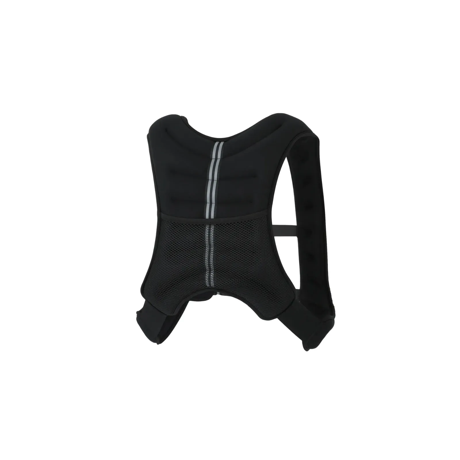Weighted Vest 10-20Lbs Weight Reflective Workout Strength Training Running Black