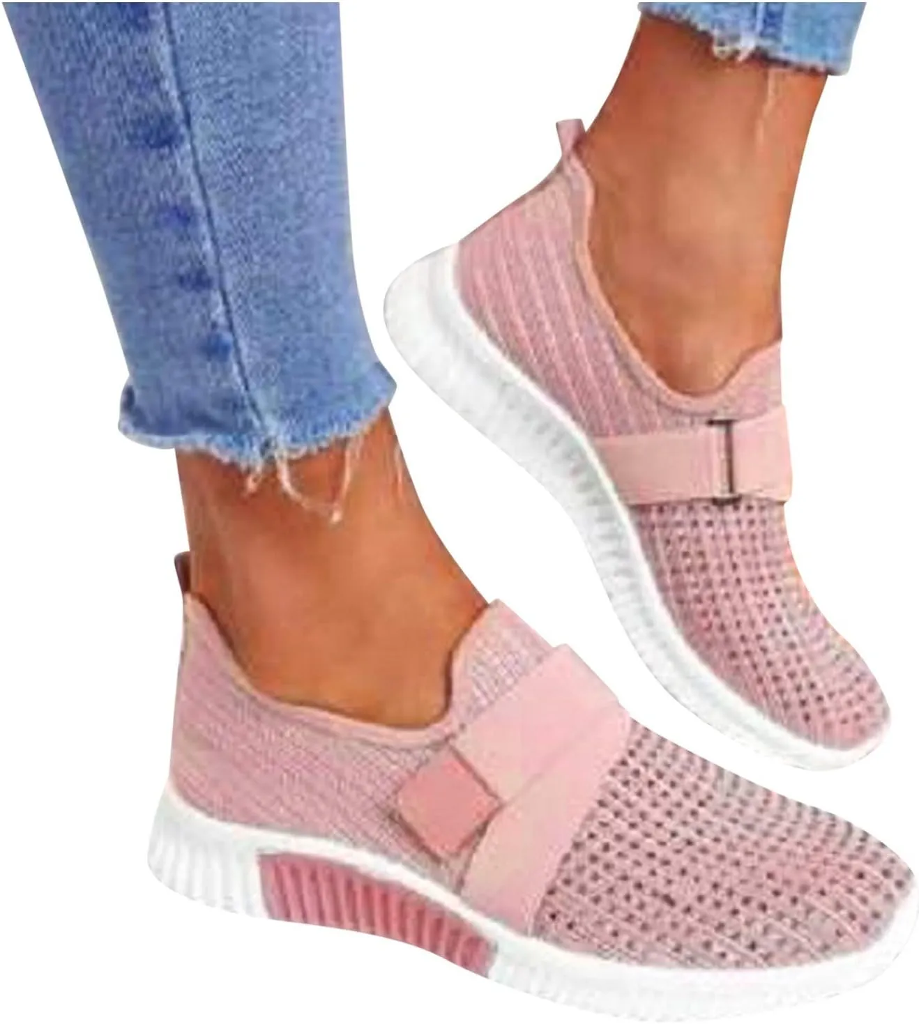 Women's Fashion Sneaker Non Slip Breathable Lightweight Comfortable Lace Up Shoes Running for Men Loafers Womens Shoes Womens Retro Sneakers