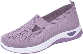 Womens Orthopedic Slip On Casual Shoes Walking Sneakers with Arch Support Comfortable Loafers Plantar Fasciitis Relief Foot Pain Diabetic Feet