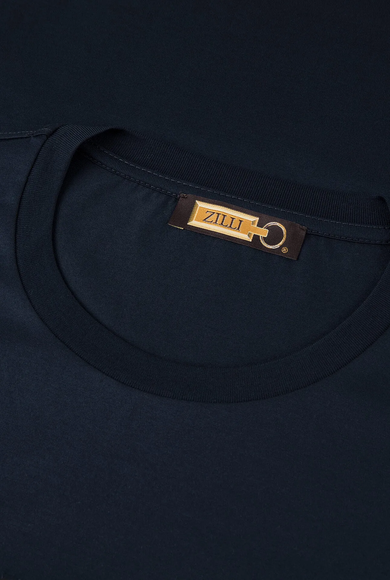 Zilli Round Neck T-shirt - Cursive Zilli Pattern