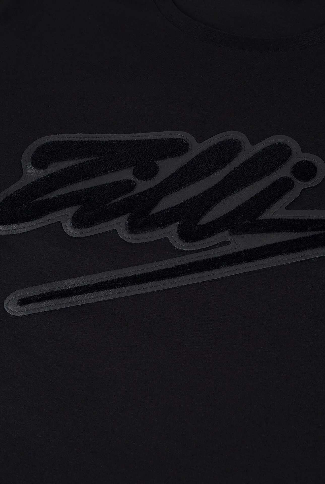 Zilli Round Neck T-shirt - Cursive Zilli Pattern